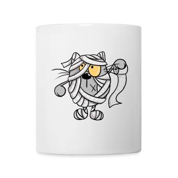 Cool toilet paper cats mummy I Halloween - Mug - white - Front