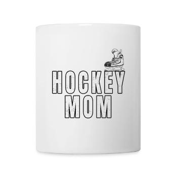 Hockey Mom I Eishockey Schlittschuh I Geschenk - Tasse - Weiß - Vorne