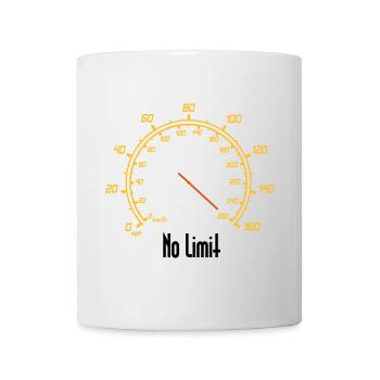 Tacho | No Limit - Tasse - Weiß - Vorne