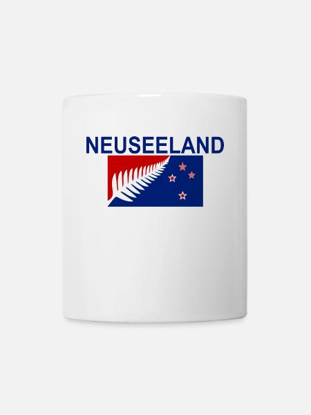 Nueva Zelanda con la bandera del Pacífico no oficial camiseta - Kop/krus - hvid