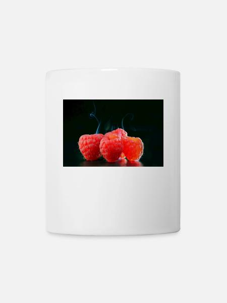 Fruits framboises chauds ART GALLERY PICTURE - Mug blanc - blanc