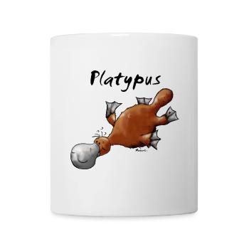 Schnabeltier - Australien - Wildlife - Tasse - Weiß - Vorne