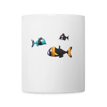 Fische - Tasse - Weiß - Vorne