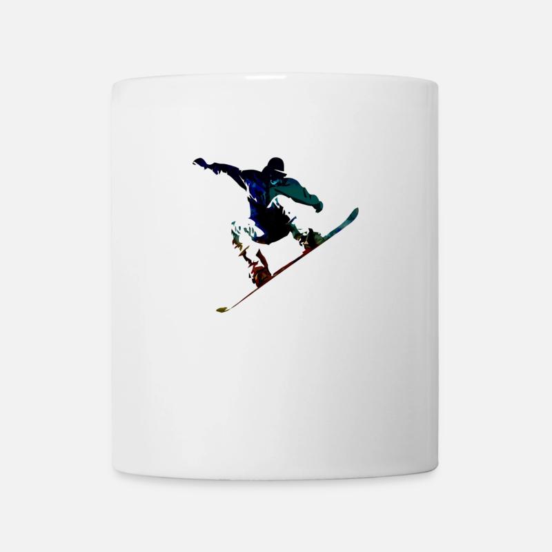 snowboarder - Tasse - Weiß
