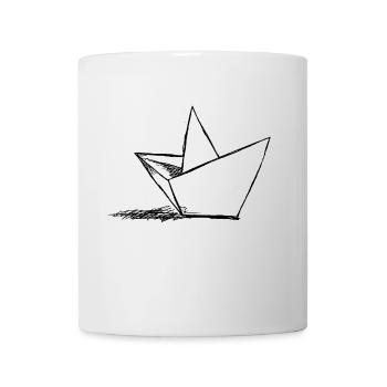 paper boat - Mug - white - Front