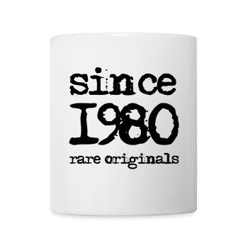 Since 1980 Rare Originals Vintage Design - Tasse - Weiß - Vorne
