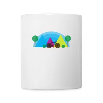 Cyclocross Mountain Bike MTB Road Bike Gift - Mug - white - Front