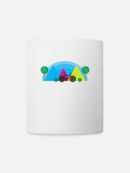 Cyclocross Mountain Bike MTB Road Bike Gift - Mug - white