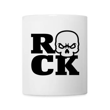Rock Skull - Mug - white - Front