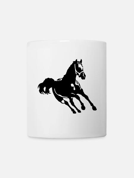 Pferd - Tasse - Weiß