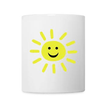 Smiley Summer Sun - Tasse - Weiß - Vorne