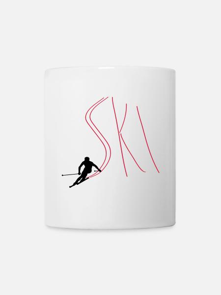 Ski - Tasse - Weiß