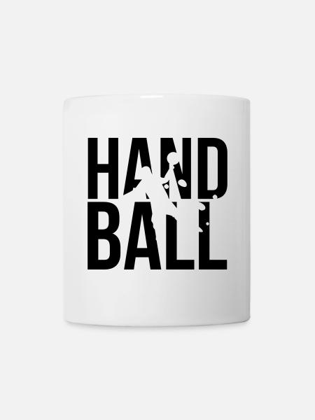 handball handbal - Mug blanc - blanc