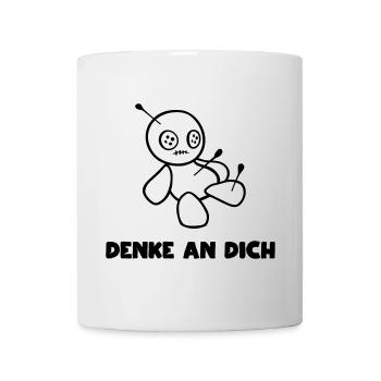 Voodoo Puppe - Tasse - Weiß - Vorne