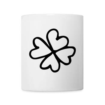Kleeblatt - Tasse - Weiß - Vorne
