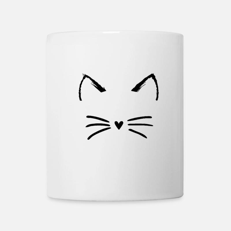 Chat - Mug blanc - blanc