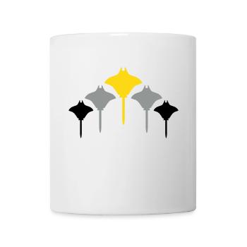 rochen mehrere - Tasse - Weiß - Vorne