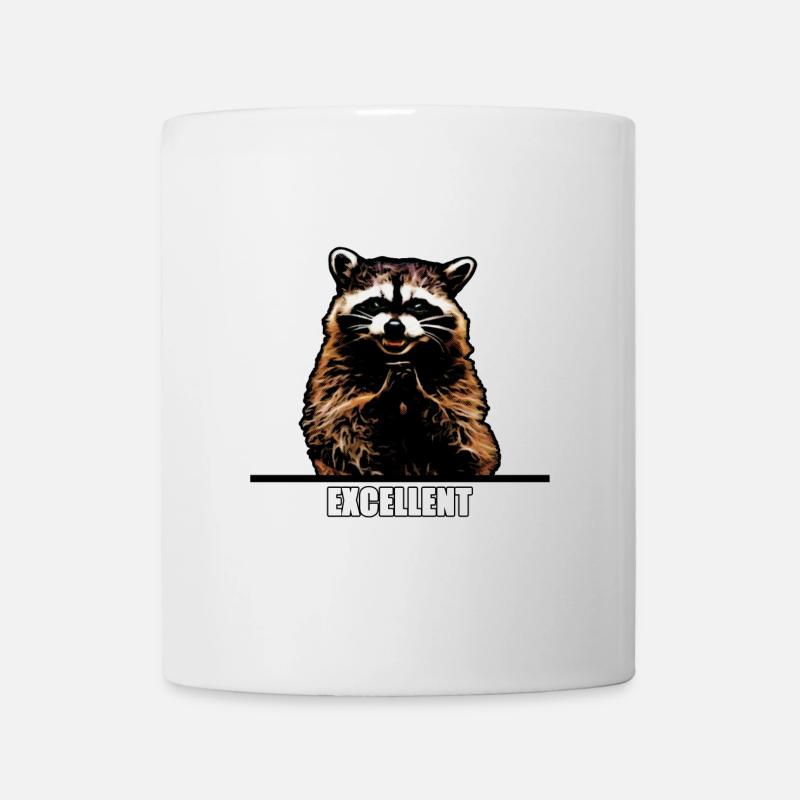 Böser Waschbär - Tasse - Weiß