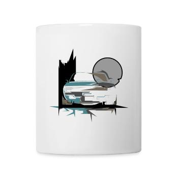 Illustration de voitures urbaines Design d’art urbain - Mug blanc - blanc - Devant