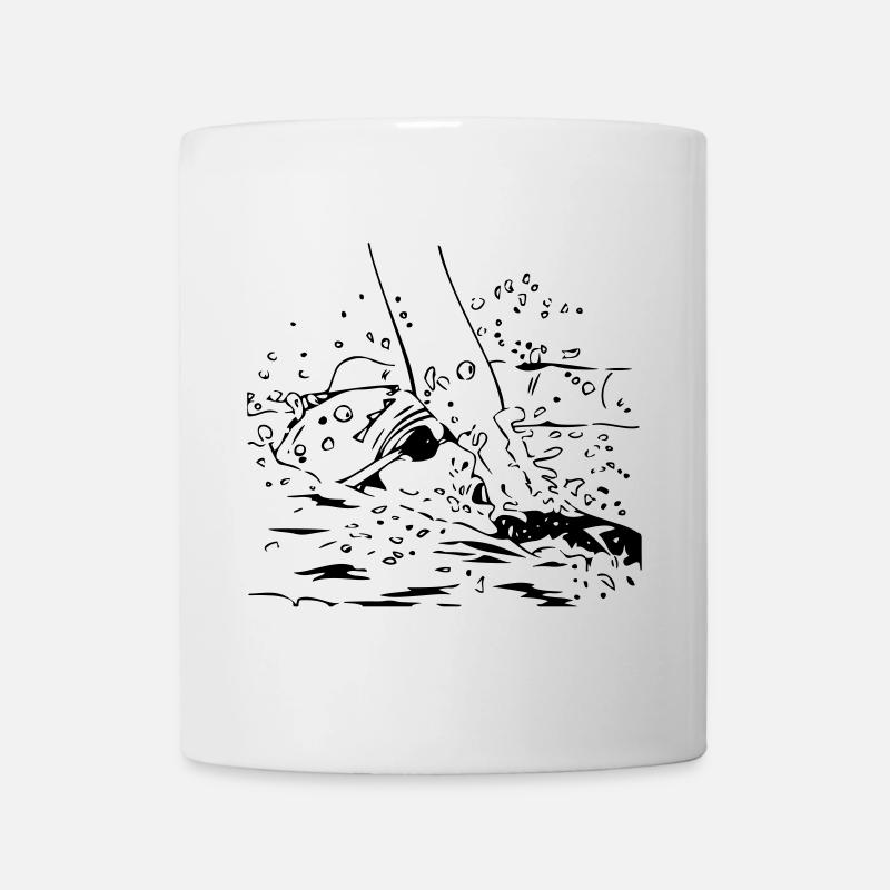 Schwimmerin - Tasse - Weiß