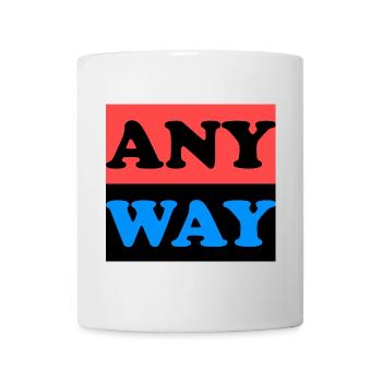 Anyway - Mug blanc - blanc - Devant