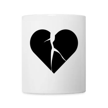 heart broken lovesick - Mug - white - Front