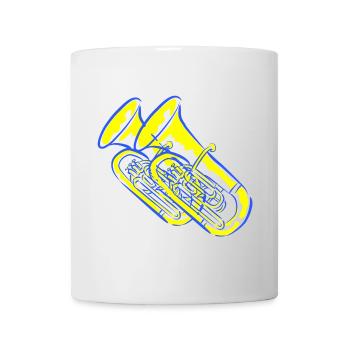 tuba - Tasse - Weiß - Vorne