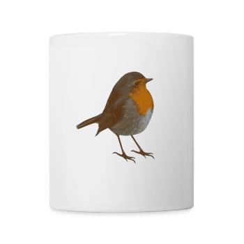 niedlicher singvogel, Vögel, Frühlingsmotive - Tasse - Weiß - Vorne