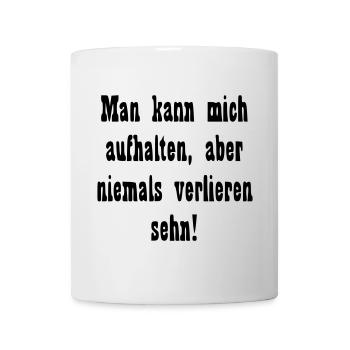 Motivation Spruch Business Sport - Tasse - Weiß - Vorne