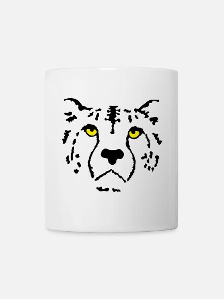 guépard - Mug blanc - blanc