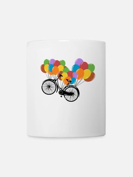 Fahrrad - Tasse - Weiß