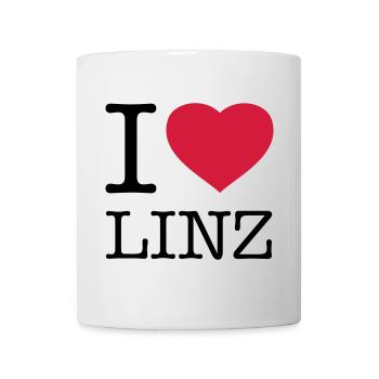 I LOVE LINZ Austria Österreich - Mug - white - Front