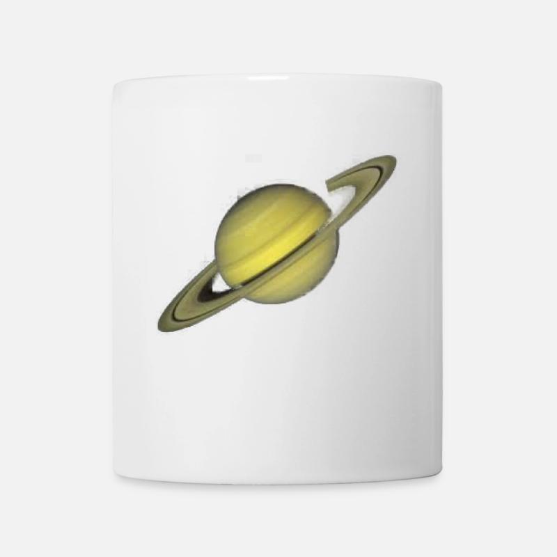 Saturne - Mug blanc - blanc