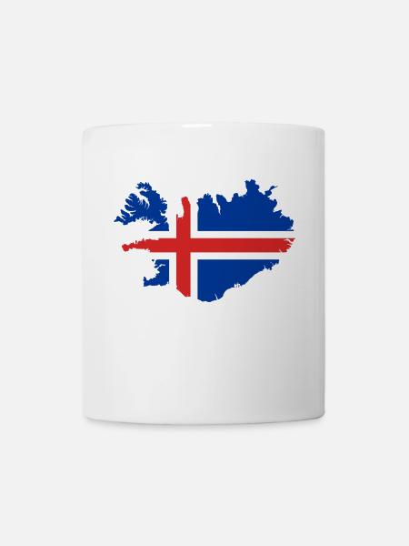 Island - Tasse - Weiß
