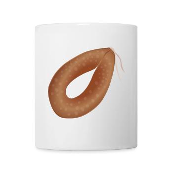 Ringwurst - Tasse - Weiß - Vorne