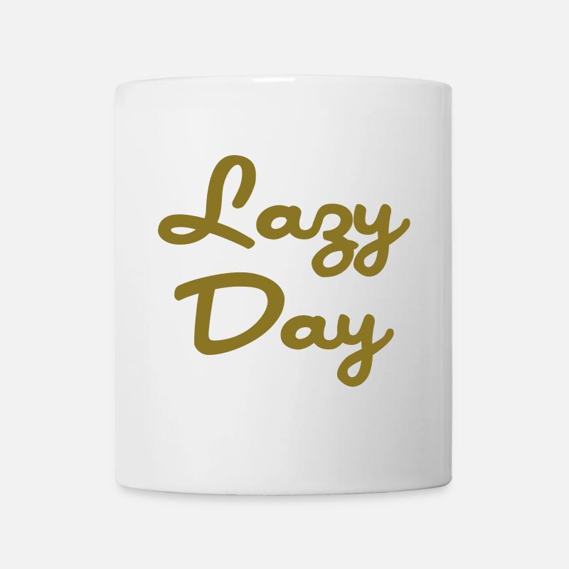 Lazy Day - Tasse - Weiß