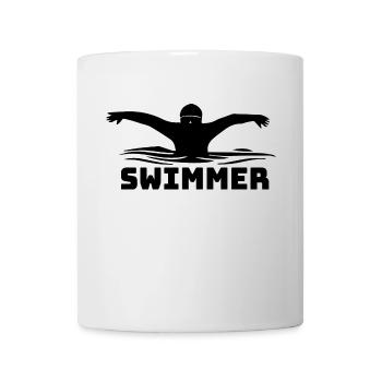 Nager - Mug blanc - blanc - Devant