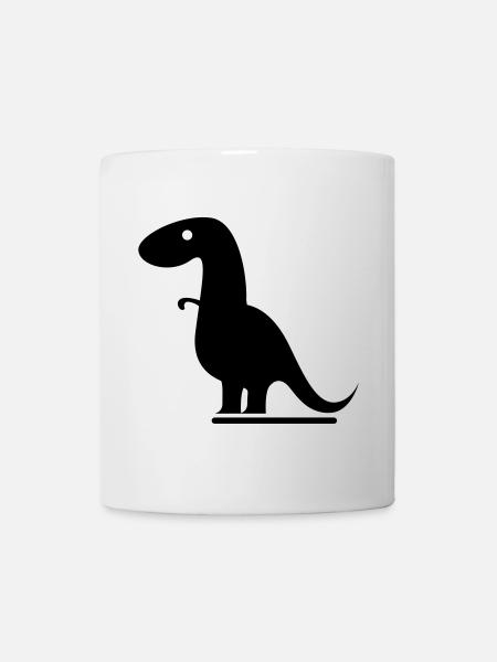 Dinosaurier - Tasse - Weiß