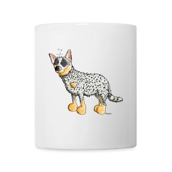 Witziger Australian Cattle Dog - Hund - Tasse - Weiß - Vorne