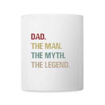 Dad. The Man. The Myth. The Legend. - Tasse - Weiß - Vorne
