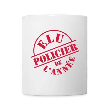 Police - Policeman - Cop - Policier - Polizei - Mug - white - Front