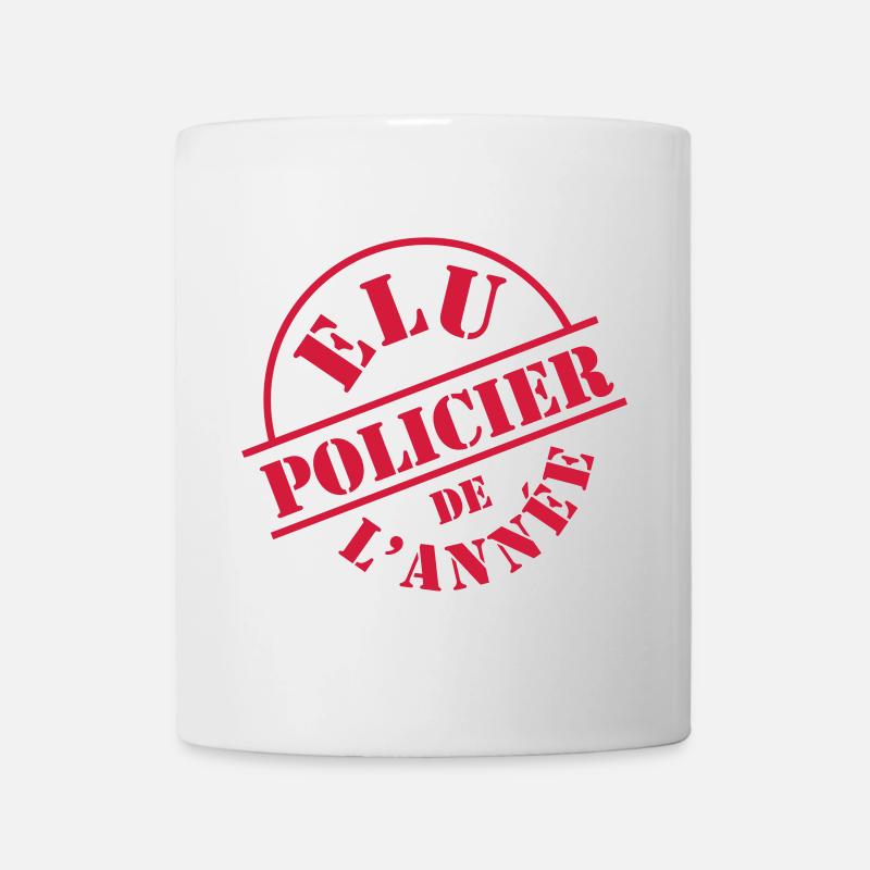 Police - Mug blanc - blanc
