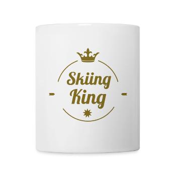 Skiing King - Mug - white - Front