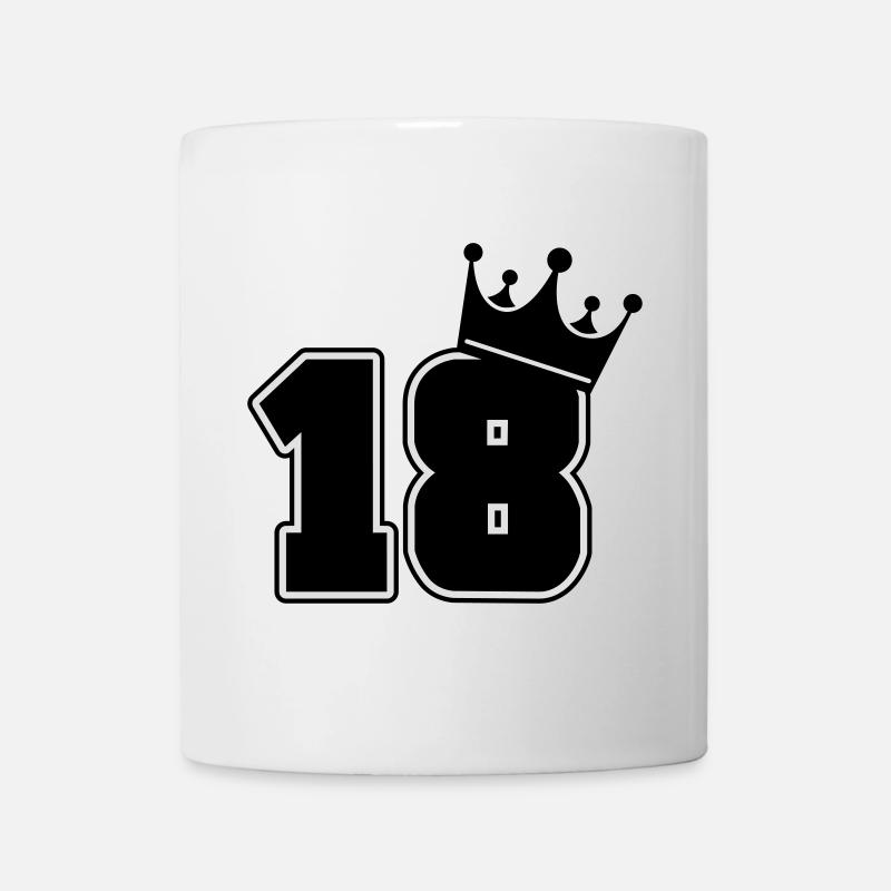 18 geburtstag - Tasse - Weiß