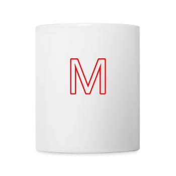 M - Tasse - Weiß - Vorne