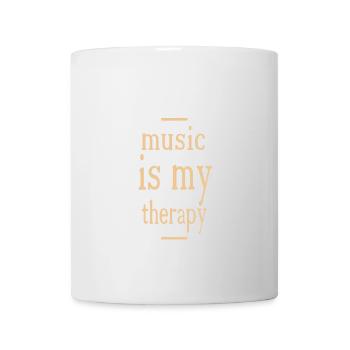 Music Therapy Headphones Music Love Sound icon - Mug - white - Front
