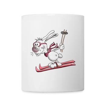 Ski Rabbit - Mug - white - Front