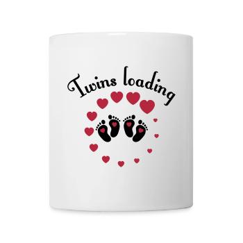 Twins loading - Tasse - Weiß - Vorne