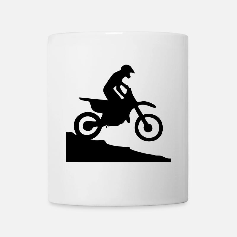 Motocross - Mug blanc - blanc