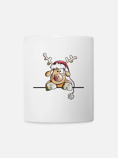 Drôle Renne - Mug blanc - blanc